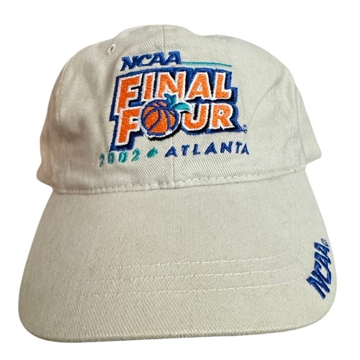 Ncaa Final Four 2002 Atlanta Basketball Cap Khaki Adjustable Strap